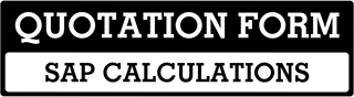SAP Calculations Quote  For Woodnewton